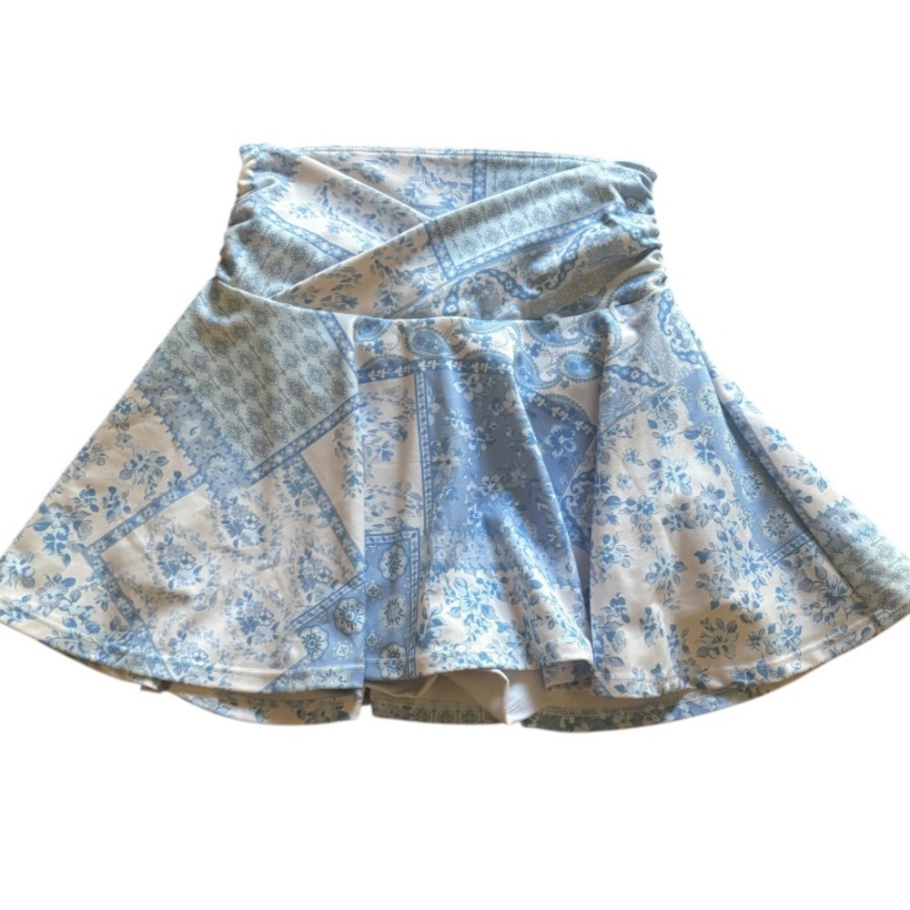 Altar’d State AS Revival  activewear Bandanna patchwork skort NWT